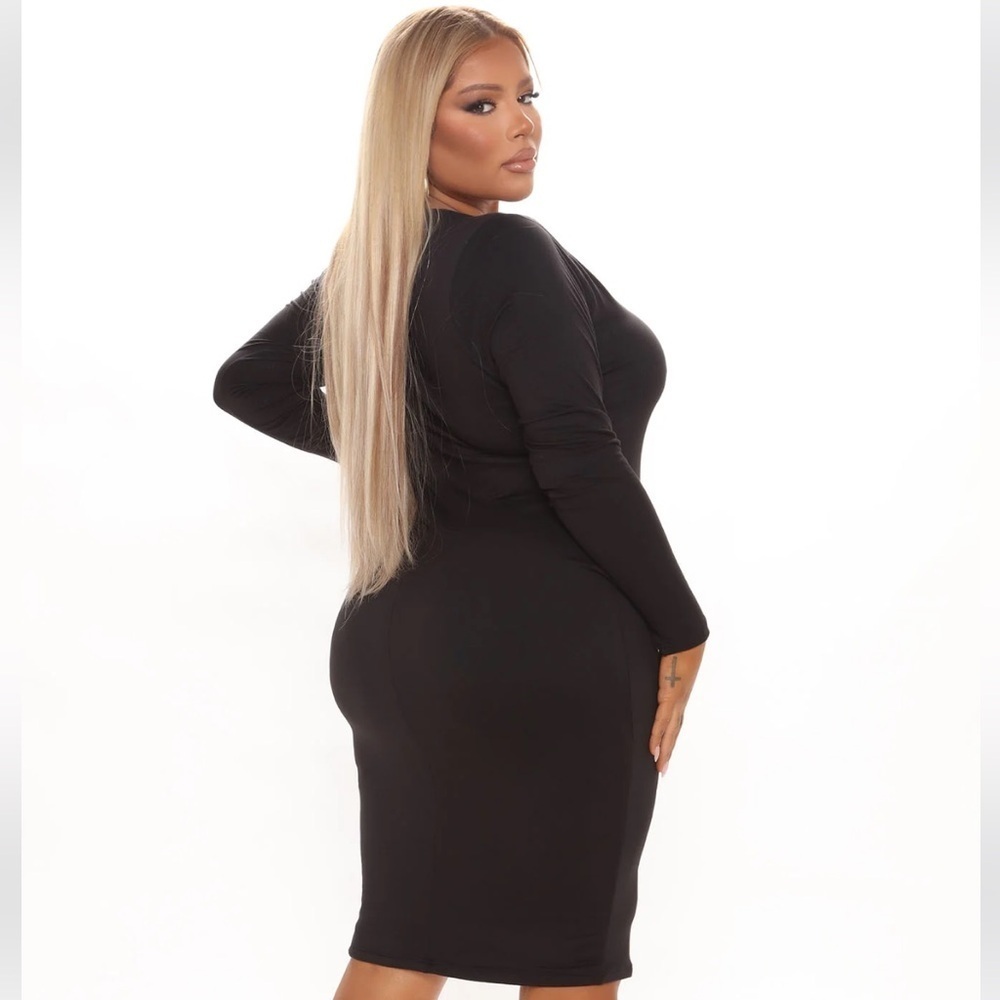 Fashion Nova Amilia Double Lined Midi Dress - Picture 9 of 12